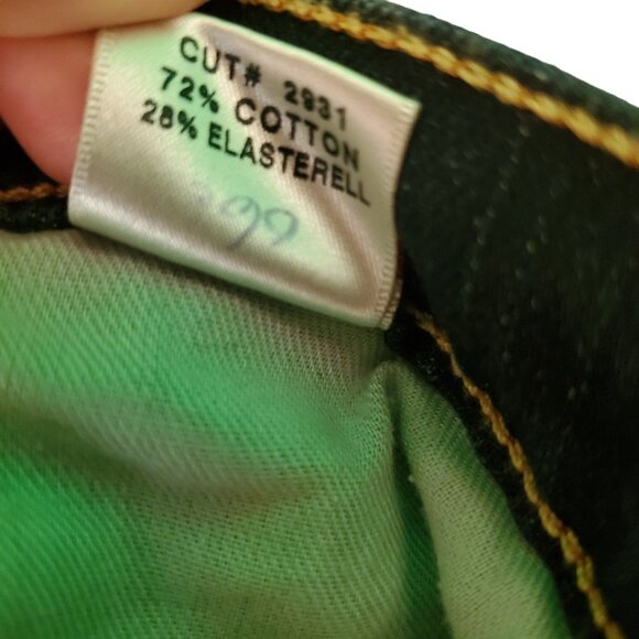 J Brand Dark Wash Bootcut Flare Jeans Mid Rise Dark Blue Sz 26 - Picture 8 of 8